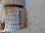2 grote opbergmanden, Huis en Inrichting, Woonaccessoires | Schalen en Manden, Ophalen, Zo goed als nieuw, Rechthoekig, Riet