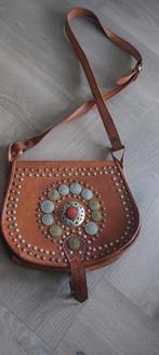 Leren Ibiza tas, Ophalen of Verzenden, Gebruikt, Bruin