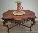 Zeer oude salontafel met prachtig houtsnijwerk!, Antiek en Kunst, Antiek | Meubels | Tafels, Ophalen