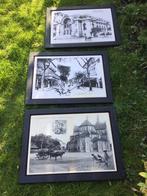 Oud Parijs Op Doek, Antiek en Kunst, Kunst | Tekeningen en Foto's, Ophalen of Verzenden