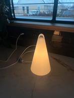 Leuke vintage ‘Iceberg’ lamp, Huis en Inrichting, Lampen | Tafellampen, Ophalen of Verzenden, Zo goed als nieuw, Glas, Minder dan 50 cm