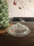 💝 Vintage ART DECO persglas botervloot trinket dish, Ophalen of Verzenden