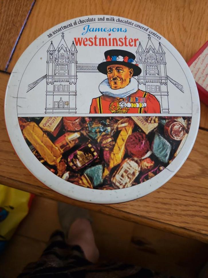 Vintage Jameson's Westminster Blik, Verzamelen, Blikken, Ophalen of Verzenden