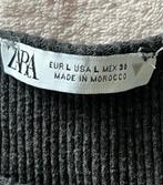 Zara Grijze Top - Maat L, Kleding | Dames, Zara, Maat 42/44 (L), Ophalen of Verzenden, Zo goed als nieuw
