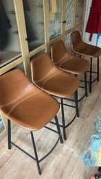 Dutchbone Franky barkrukken 4 stuks, Huis en Inrichting, Barkrukken, 2 krukken, Ophalen, Zo goed als nieuw, 60 tot 90 cm