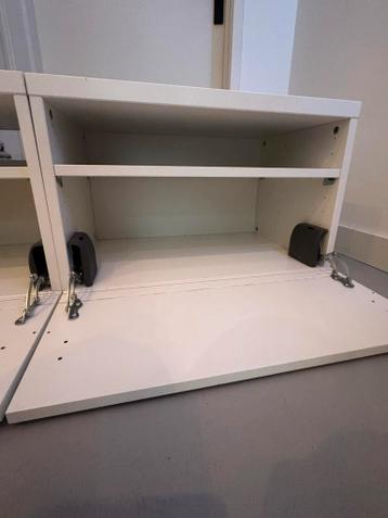 IKEA Besta TV Meubel - 3 kasten wit - afbeelding 3