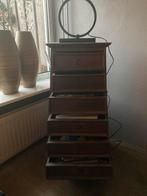 Koloniaal Teak Ladenkastje - 6 Laden, Huis en Inrichting, Kasten | Ladekasten, Ophalen, Gebruikt, 5 laden of meer, 100 tot 150 cm