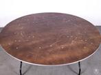 Ronde klaptafels + kar, 100 tot 150 cm, Ophalen of Verzenden, Zo goed als nieuw, Minder dan 100 cm