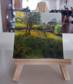 Schilderij van eigen uitzicht. Betaalbaar, Antiek en Kunst, Kunst | Schilderijen | Klassiek, Verzenden