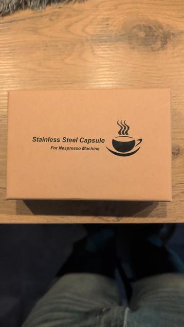 Nespresso Herbruikbare Capsule - RVS beschikbaar voor biedingen