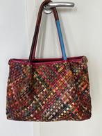 Lederen groot shopper , zgan, Sieraden, Tassen en Uiterlijk, Tassen | Damestassen, Verzenden, Zo goed als nieuw, Bruin, Shopper