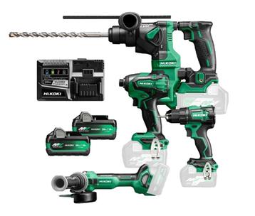 Hikoki KC18DEWHZ2 Combiset - 18 V / in tas. Inclusief 2x 18V beschikbaar voor biedingen