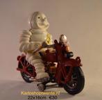 Michelin bibendum op motor gietijzeren beeld, Verzamelen, Ophalen of Verzenden, Nieuw, Reclamebord