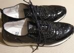 1842 zwarte lak schoenen sneaker model BROQUES model 42, Verzenden, Zwart, Sneakers of Gympen, Gedragen