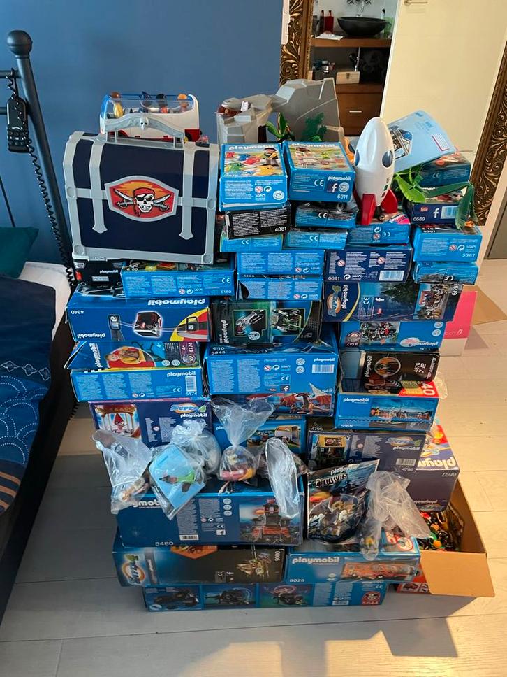 Grote Playmobil Partij - 60 Sets!, Kinderen en Baby's, Speelgoed | Playmobil, Gebruikt, Complete set, Ophalen