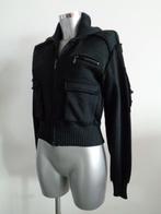 Rosner vest - jack zwart, maat 36 - zacht katoen, Zwart, Nieuw, Ophalen of Verzenden, Maat 36 (S)