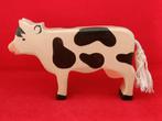 Holztiger houten dierenfiguur - koe, Ophalen of Verzenden, Gebruikt, Overige typen