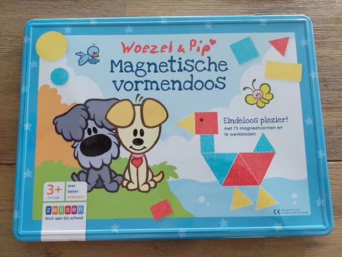 Woezel en Pip Magnetische Vormendoos, Kinderen en Baby's, Speelgoed | Educatief en Creatief, Zo goed als nieuw, Ontdekken, Ophalen of Verzenden