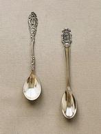 Gero 90 Verzilverd - Letterlepeltjes, Antiek en Kunst, Antiek | Bestek, Ophalen of Verzenden