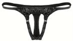 Open lak string, Kleding | Heren, Ondergoed, Verzenden, Zwart, Slip