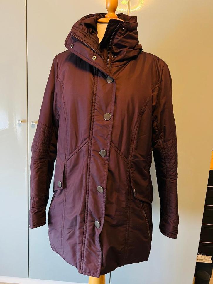 Creenstone winterjas maat 40    bordeaux, Kleding | Dames, Jassen | Winter, Zo goed als nieuw, Maat 38/40 (M), Overige kleuren