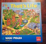 That's life puzzel, Ophalen of Verzenden, 500 t/m 1500 stukjes, Zo goed als nieuw, Legpuzzel