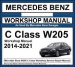 Mercedes C klasse W205 2014-2018 Workshop manual op DVD PDF, Verzenden