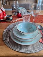 Servies set 12 personen, Huis en Inrichting, Keuken | Servies, Ophalen, Zo goed als nieuw, Bord(en), Overige stijlen