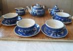 Oud blue Willow kinderserviesje. Jaren '50. 13-delig., Ophalen of Verzenden, Gebruikt
