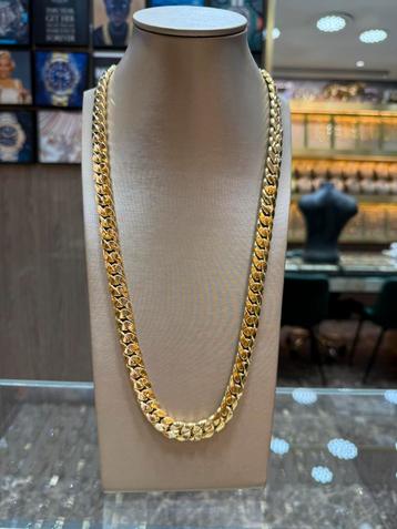 18KT Goud - 57.7 Gram - Ketting - CUBAN beschikbaar voor biedingen