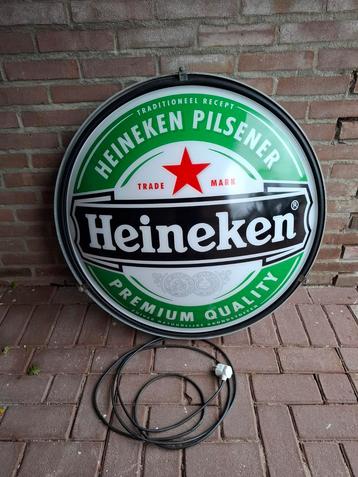 Heineken Bier lichtbak lamp Horeca Reclame Café Bar Mancave beschikbaar voor biedingen