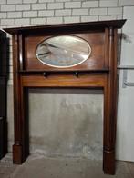 Antieke schouw met spiegel, art deco stijl, Huis en Inrichting, Haarden, Ophalen, Vrijstaande haard
