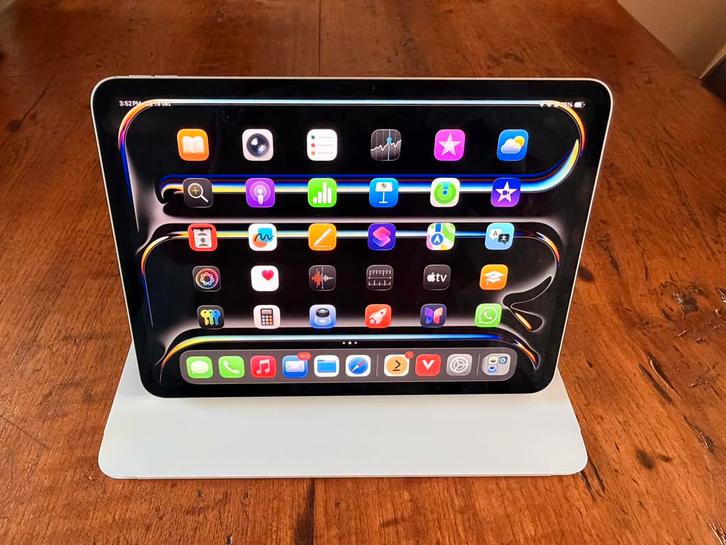 APPLE IPAD PRO M4 | 100%🔋| ZGAN | APPLE FOLIO + FACTUUR, Computers en Software, Apple iPads, Zo goed als nieuw, Apple iPad Pro