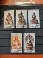 003) Boeddhabeelden 1988, Postzegels en Munten, Postzegels | Thematische zegels, Ophalen of Verzenden, Gestempeld, Overige thema's