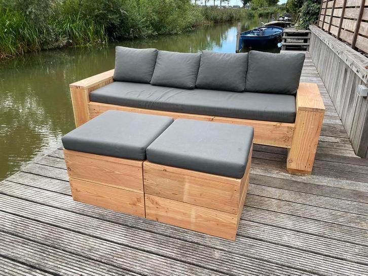 Robuuste Douglas Houten Tuinbank | Loungebank, Tuin en Terras, Tuinbanken, Nieuw, Hout, Ophalen