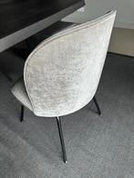 6 gave eetkamer stoelen. Helemaal goed grijs velours, Huis en Inrichting, Stoelen, Ophalen, Gebruikt, Grijs, Stof