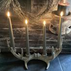 Gewei met 4 ledkaarsen, Ophalen of Verzenden, Nieuw