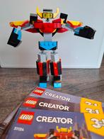 LEGO Creator 31124 - Robot, Vliegtuig, ..., Ophalen of Verzenden, Zo goed als nieuw, Complete set, Lego