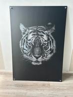 Luxe wanddecoratie tijger, Ophalen, Zo goed als nieuw, Schilderij, 75 cm of meer