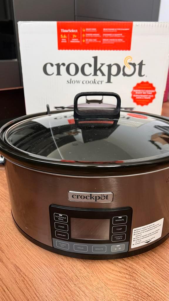 Crock-Pot CR066 Slowcooker 5,6L, Witgoed en Apparatuur, Slowcookers, Zo goed als nieuw, Timer, Ophalen