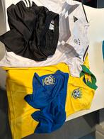 Voetbaltenues Brazilië & Duitsland - Maat S, Ophalen of Verzenden, Gebruikt