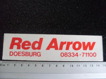 ruit sticker Red Arrow doesburg logo beschikbaar voor biedingen