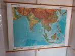 Vintage schoolplaat , Azië, Antiek en Kunst, Antiek | Schoolplaten, Ophalen of Verzenden, Aardrijkskunde