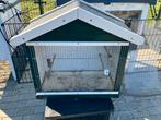 Buiten vogelkooi, Ophalen, Gebruikt, Hout, Vogelkooi