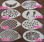 sjablonen schminken1,25pst heel veel soorten NIEUW, Hobby en Vrije tijd, Feestartikelen, Ophalen of Verzenden, Nieuw, Schmink