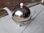 Vintage theepot met warmhouder, Antiek en Kunst, Ophalen of Verzenden