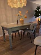 Eettafel rustiek brocant grenen - gratis af te halen, Huis en Inrichting, Tafels | Eettafels, Ophalen, Gebruikt, 100 tot 150 cm