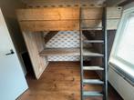 Hoogslaper. zomerZOEN, home style.steigerhout.90x200cm, Huis en Inrichting, Slaapkamer | Bedden, Ophalen, 90 cm, Eenpersoons, Wit