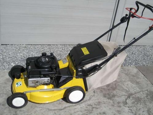 Oerdegelijke Briggs&stratton 5pk aluminium frame, Tuin en Terras, Grasmaaiers, Gebruikt, Cirkelmaaier, Verzenden