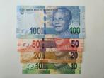Set van 4 Rand Biljetten Zuid Afrika UNC, Postzegels en Munten, Bankbiljetten | Afrika, Verzenden, Zuid-Afrika